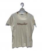 MONCLERモンクレール）の古着「S/S ロゴ Tシャツ」｜アイボリー