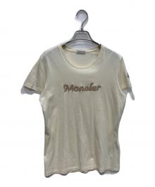 MONCLER（モンクレール）の古着「S/S ロゴ Tシャツ」｜アイボリー