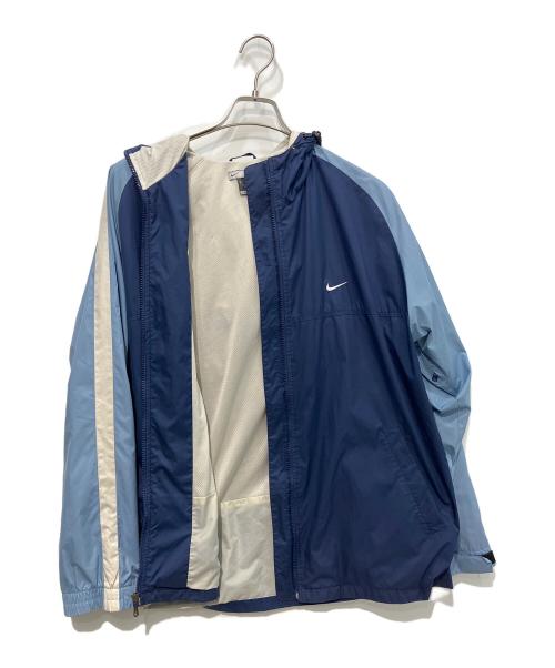 NIKE（ナイキ）NIKE (ナイキ) 00sフーデッドジャケット ブルー サイズ:Lの古着・服飾アイテム