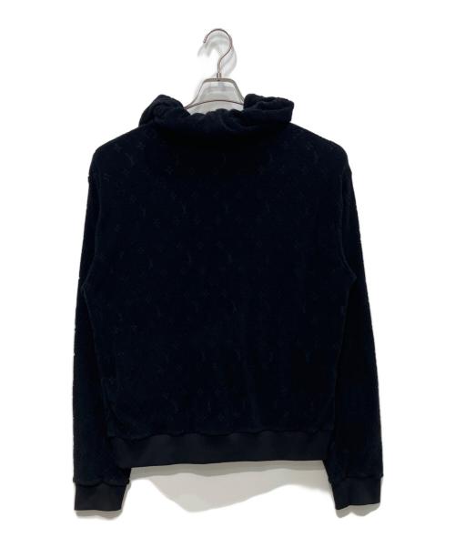 LOUIS VUITTON（ルイ ヴィトン）LOUIS VUITTON (ルイ ヴィトン) モノグラムフレンチテリージップスルーフーディ ブラック サイズ:Sの古着・服飾アイテム