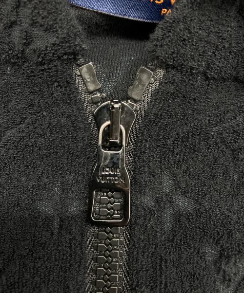 LOUIS VUITTON（ルイ ヴィトン）LOUIS VUITTON (ルイ ヴィトン) モノグラムフレンチテリージップスルーフーディ ブラック サイズ:Sの古着・服飾アイテム