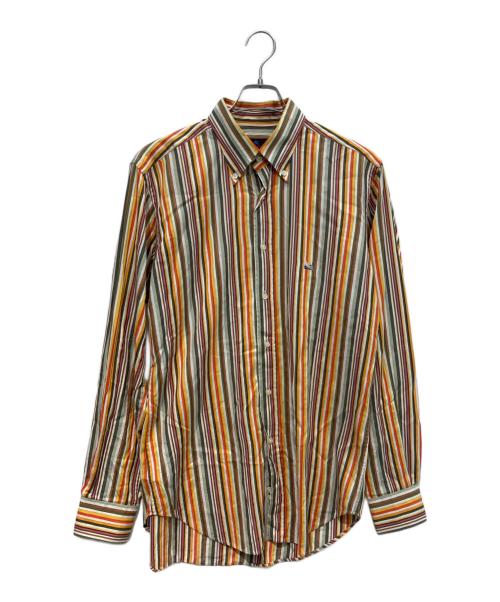 ETRO（エトロ）ETRO (エトロ) ストライプBDシャツ マルチカラー サイズ:41の古着・服飾アイテム