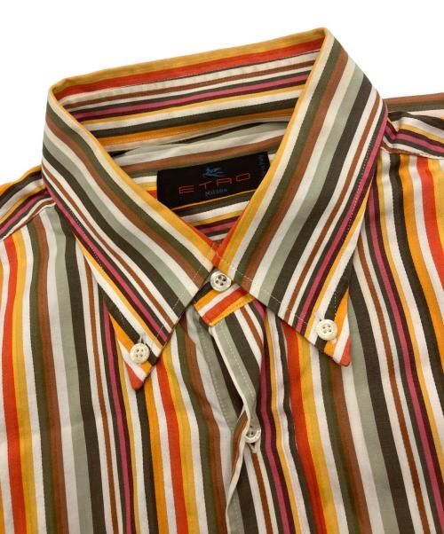 ETRO（エトロ）ETRO (エトロ) ストライプBDシャツ マルチカラー サイズ:41の古着・服飾アイテム