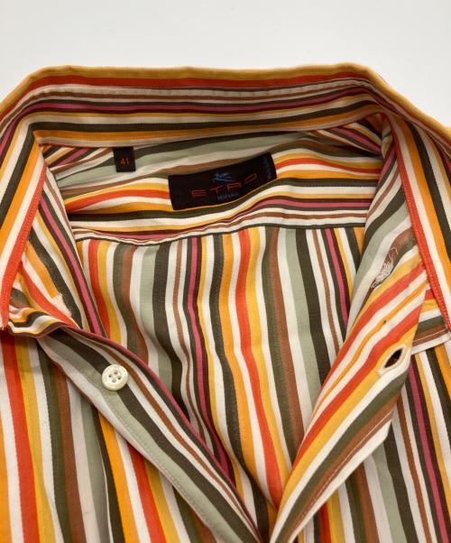 ETRO（エトロ）ETRO (エトロ) ストライプBDシャツ マルチカラー サイズ:41の古着・服飾アイテム