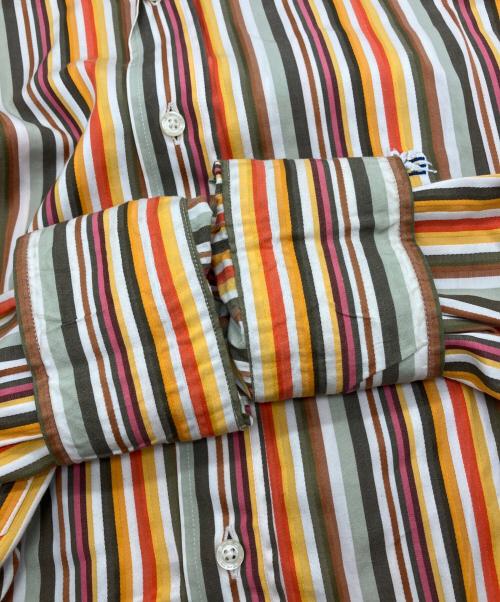 ETRO（エトロ）ETRO (エトロ) ストライプBDシャツ マルチカラー サイズ:41の古着・服飾アイテム