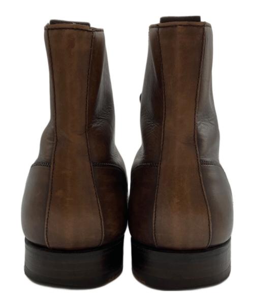 Crockett & Jones（クロケット＆ジョーンズ）Crockett & Jones (クロケット＆ジョーンズ) Paul Smith (ポールスミス) 別注レースアップブーツ ブラウン サイズ:7 1/2Eの古着・服飾アイテム
