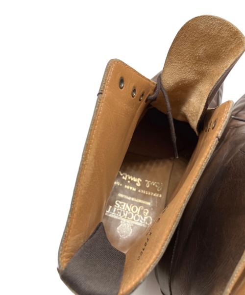Crockett & Jones（クロケット＆ジョーンズ）Crockett & Jones (クロケット＆ジョーンズ) Paul Smith (ポールスミス) 別注レースアップブーツ ブラウン サイズ:7 1/2Eの古着・服飾アイテム
