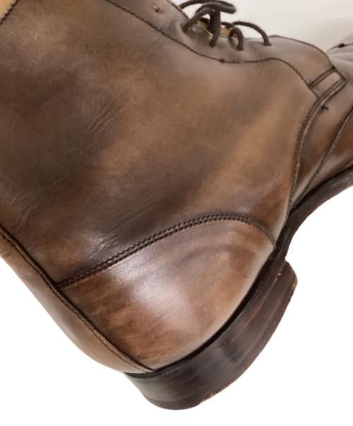 Crockett & Jones（クロケット＆ジョーンズ）Crockett & Jones (クロケット＆ジョーンズ) Paul Smith (ポールスミス) 別注レースアップブーツ ブラウン サイズ:7 1/2Eの古着・服飾アイテム