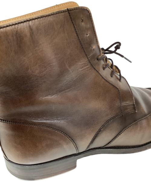 Crockett & Jones（クロケット＆ジョーンズ）Crockett & Jones (クロケット＆ジョーンズ) Paul Smith (ポールスミス) 別注レースアップブーツ ブラウン サイズ:7 1/2Eの古着・服飾アイテム