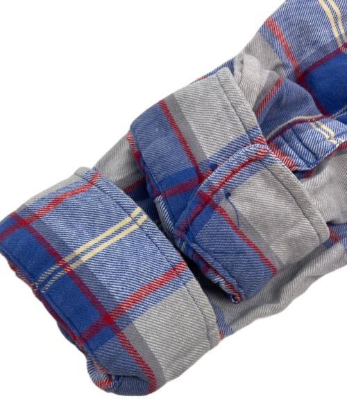SUPREME（シュプリーム）Supreme (シュプリーム) God Bless You Flannel Shirt　 17AW ブルー サイズ:Lの古着・服飾アイテム