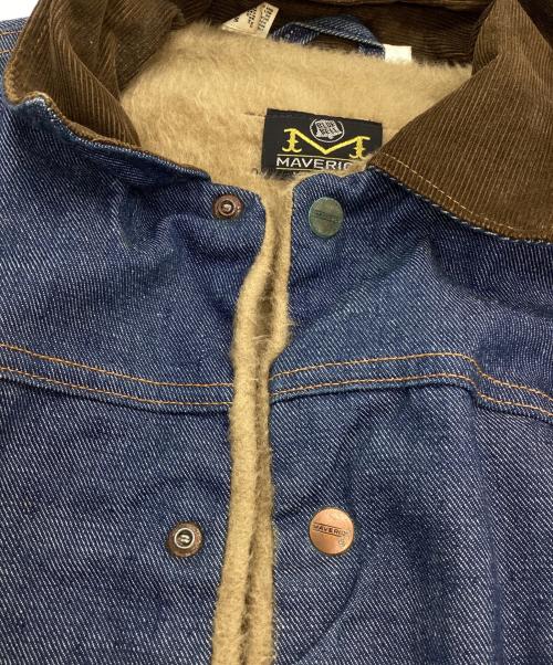 MAVERICK（マーベリック）MAVERICK (マーベリック) 70’S 裏地ボアデニムジャケット インディゴ サイズ:40の古着・服飾アイテム