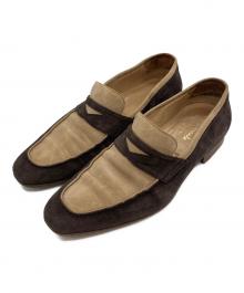 Ferrante（フェランテ）の古着「スウェードローファー」｜ブラウン
