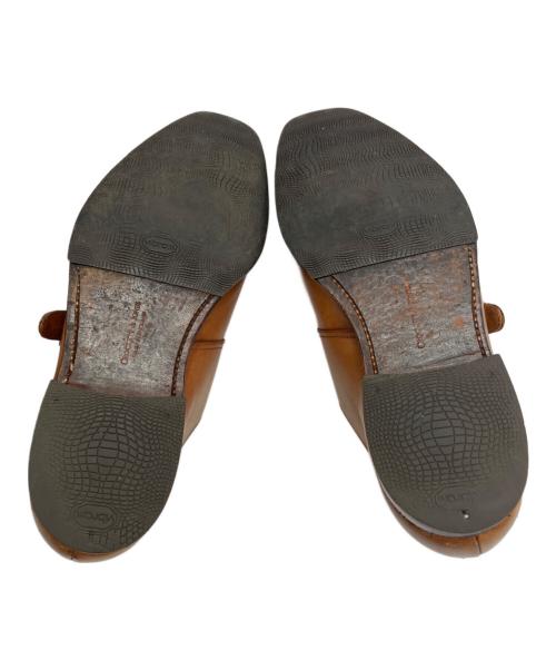 Crockett & Jones（クロケット＆ジョーンズ）Crockett & Jones (クロケット＆ジョーンズ) シングルモンクストップシューズ ブラウン サイズ:6の古着・服飾アイテム