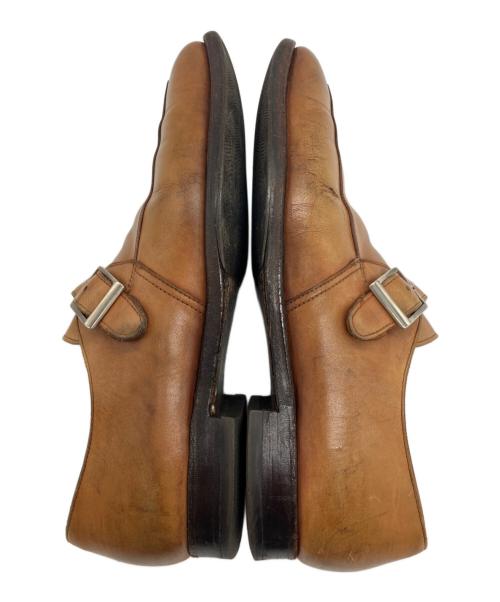 Crockett & Jones（クロケット＆ジョーンズ）Crockett & Jones (クロケット＆ジョーンズ) シングルモンクストップシューズ ブラウン サイズ:6の古着・服飾アイテム