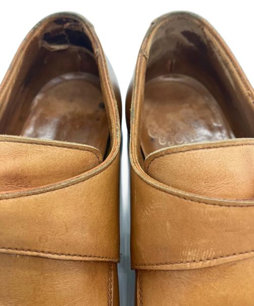 Crockett & Jones（クロケット＆ジョーンズ）Crockett & Jones (クロケット＆ジョーンズ) シングルモンクストップシューズ ブラウン サイズ:6の古着・服飾アイテム