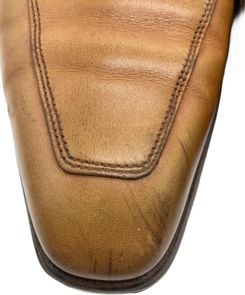 Crockett & Jones（クロケット＆ジョーンズ）Crockett & Jones (クロケット＆ジョーンズ) シングルモンクストップシューズ ブラウン サイズ:6の古着・服飾アイテム