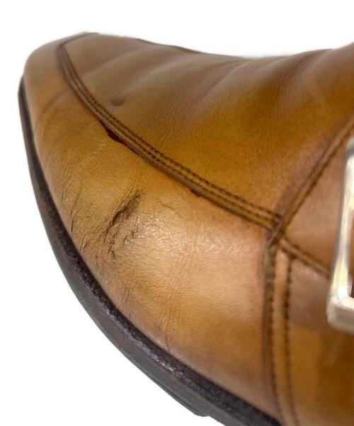 Crockett & Jones（クロケット＆ジョーンズ）Crockett & Jones (クロケット＆ジョーンズ) シングルモンクストップシューズ ブラウン サイズ:6の古着・服飾アイテム