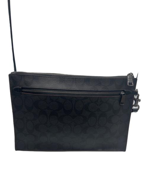 COACH（コーチ）COACH (コーチ) クラッチバッグ  シグネチャー ブラック サイズ:-の古着・服飾アイテム