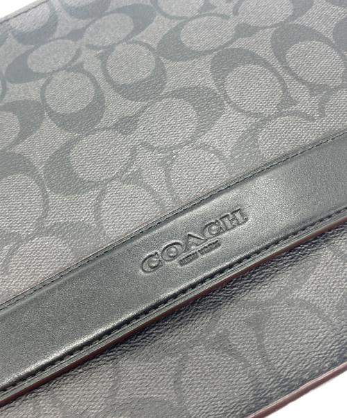 COACH（コーチ）COACH (コーチ) クラッチバッグ  シグネチャー ブラック サイズ:-の古着・服飾アイテム
