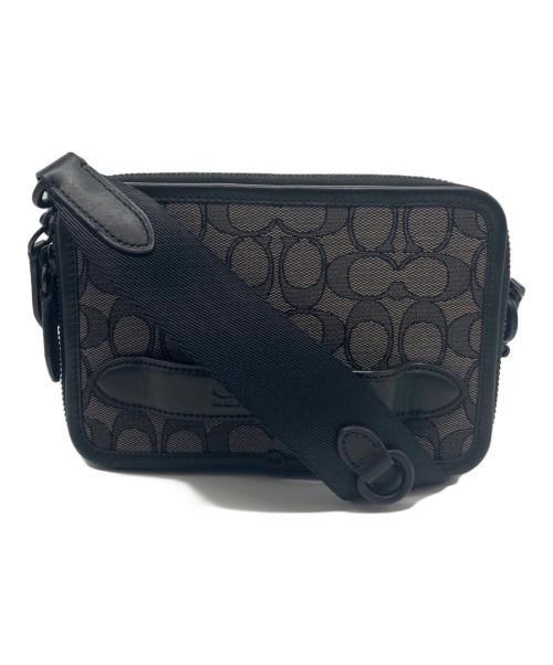 COACH（コーチ）COACH (コーチ) チャータークロスボディ シグネチャージャカード ブラック サイズ:-の古着・服飾アイテム
