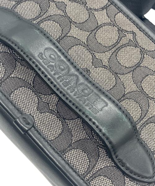 COACH（コーチ）COACH (コーチ) チャータークロスボディ シグネチャージャカード ブラック サイズ:-の古着・服飾アイテム