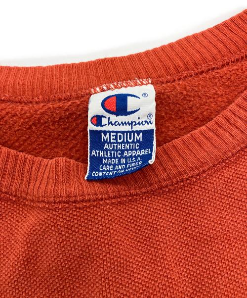 Champion（チャンピオン）Champion (チャンピオン) 90sクルーネックスウェット ブラウン サイズ:Mの古着・服飾アイテム