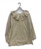 yoliヨリ）の古着「simple frill blouse　YL-TP37-25AW」｜ベージュ
