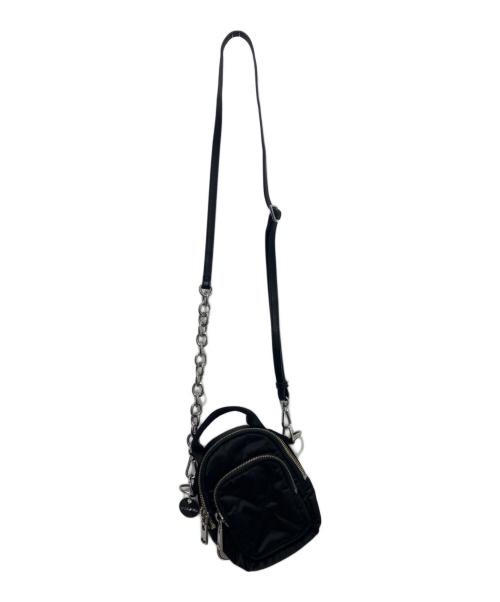 DIESEL（ディーゼル）DIESEL (ディーゼル) ミニショルダーバッグ ブラックの古着・服飾アイテム