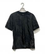 FENDIフェンディ）の古着「ズッカ柄Tシャツ　12CPF-19-2846」｜グレー