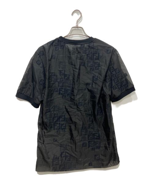FENDI（フェンディ）FENDI (フェンディ) ズッカ柄Tシャツ　12CPF-19-2846 グレー サイズ:Sの古着・服飾アイテム