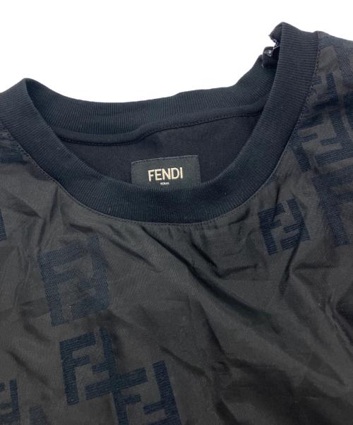 FENDI（フェンディ）FENDI (フェンディ) ズッカ柄Tシャツ　12CPF-19-2846 グレー サイズ:Sの古着・服飾アイテム