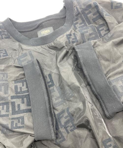 FENDI（フェンディ）FENDI (フェンディ) ズッカ柄Tシャツ　12CPF-19-2846 グレー サイズ:Sの古着・服飾アイテム