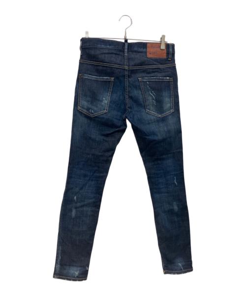 DSQUARED2（ディースクエアード）DSQUARED2 (ディースクエアード) Skater Jean デニムパンツ インディゴ サイズ:44の古着・服飾アイテム