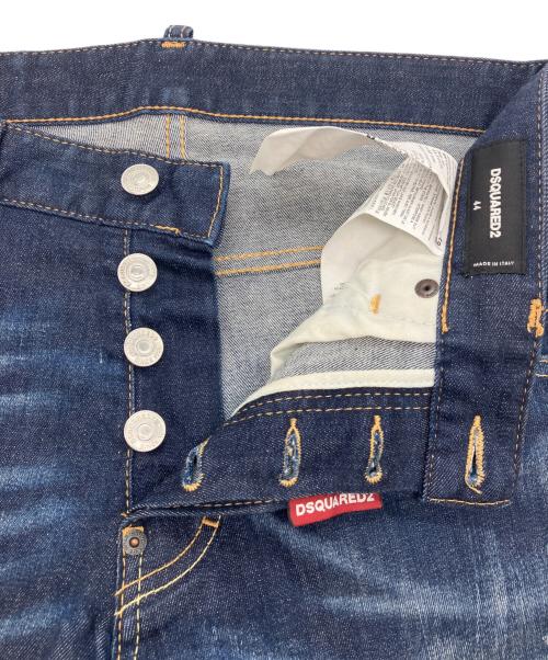 DSQUARED2（ディースクエアード）DSQUARED2 (ディースクエアード) Skater Jean デニムパンツ インディゴ サイズ:44の古着・服飾アイテム