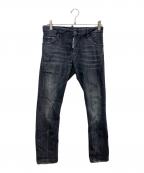 DSQUARED2ディースクエアード）の古着「Sexy Twist デニムパンツ　S71LB0751 S30503」｜ブラック