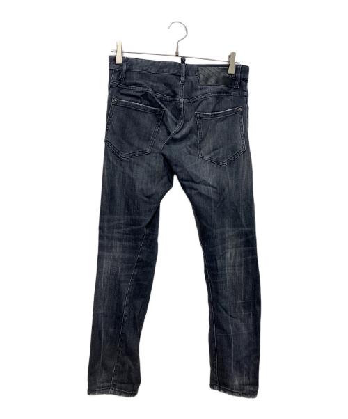 DSQUARED2（ディースクエアード）DSQUARED2 (ディースクエアード) Sexy Twist デニムパンツ　S71LB0751 S30503 ブラック サイズ:42の古着・服飾アイテム