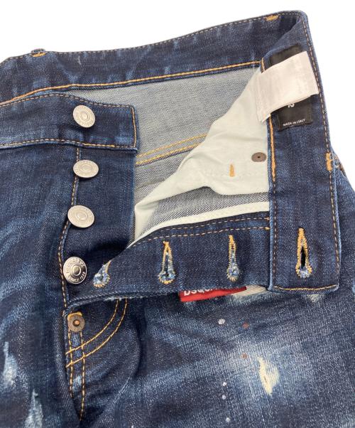 DSQUARED2（ディースクエアード）DSQUARED2 (ディースクエアード) Skater Jean デニムパンツ インディゴ サイズ:46の古着・服飾アイテム