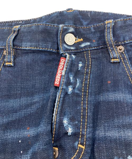 DSQUARED2（ディースクエアード）DSQUARED2 (ディースクエアード) Skater Jean デニムパンツ インディゴ サイズ:46の古着・服飾アイテム