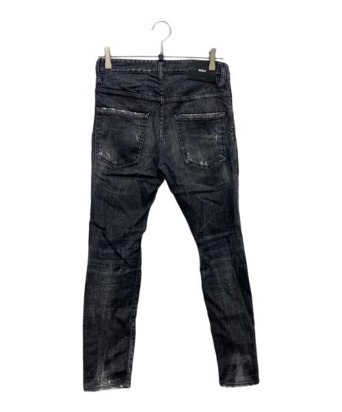 DSQUARED2（ディースクエアード）DSQUARED2 (ディースクエアード) Skater Jean デニムパンツ ブラック サイズ:42の古着・服飾アイテム