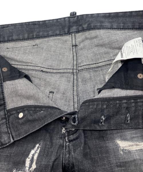 DSQUARED2（ディースクエアード）DSQUARED2 (ディースクエアード) Skater Jean デニムパンツ ブラック サイズ:42の古着・服飾アイテム
