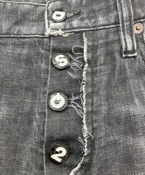 DSQUARED2（ディースクエアード）DSQUARED2 (ディースクエアード) Skater Jean デニムパンツ ブラック サイズ:42の古着・服飾アイテム