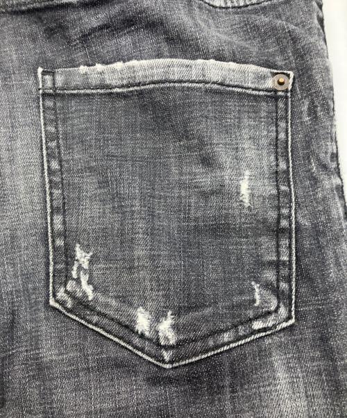 DSQUARED2（ディースクエアード）DSQUARED2 (ディースクエアード) Skater Jean デニムパンツ ブラック サイズ:42の古着・服飾アイテム