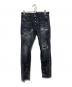 DSQUARED2（ディースクエアード）の古着「Skater Jean デニムパンツ」｜ブラック