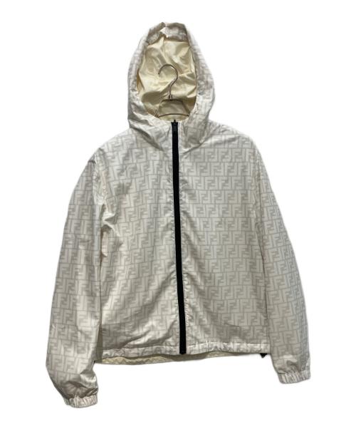 FENDI（フェンディ）FENDI (フェンディ) リバーシブルジャケット ホワイト×アイボリー サイズ:48の古着・服飾アイテム