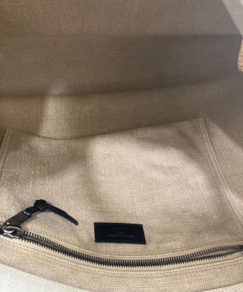 Saint Laurent Paris（サンローランパリ）Saint Laurent Paris (サンローランパリ) RIVE GAUCHEトートバッグ ベージュの古着・服飾アイテム