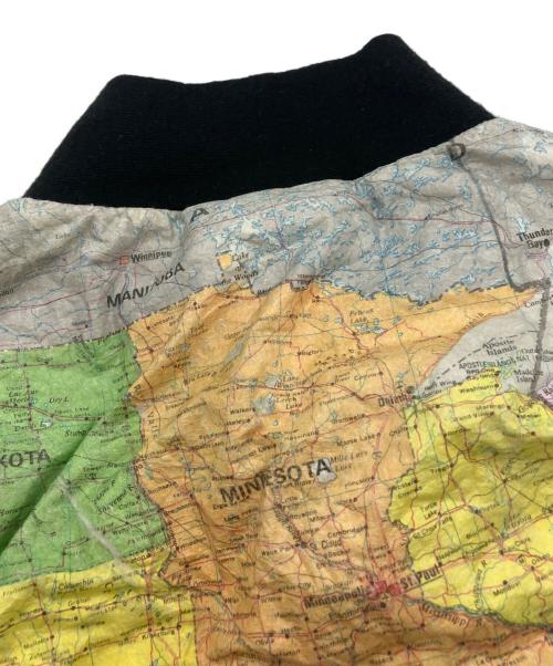 WEARIN THE STATES（ウェアリンザステイツ）WEARIN THE STATES (ウェアリンザステイツ) 80-90S地図柄ペーパージャケット マルチカラー サイズ:Lの古着・服飾アイテム