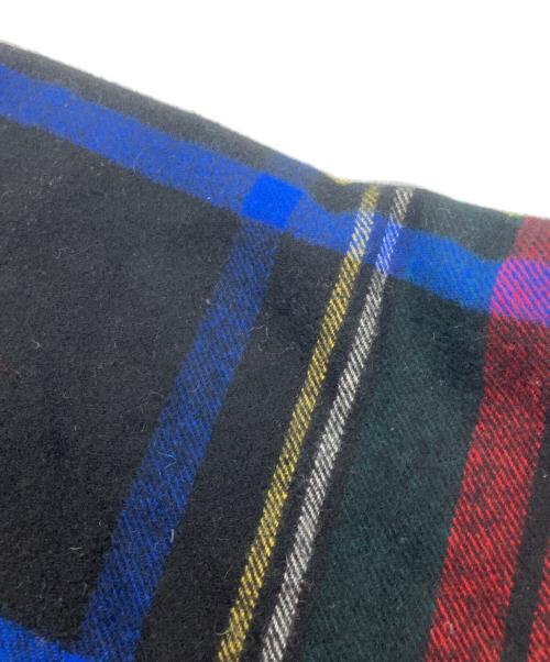 JOHNSTONS OF ELGIN（ジョンストンズ オブ エルガン）JOHNSTONS OF ELGIN (ジョンストンズ オブ エルガン) カシミヤマフラー ブラック×レッドの古着・服飾アイテム
