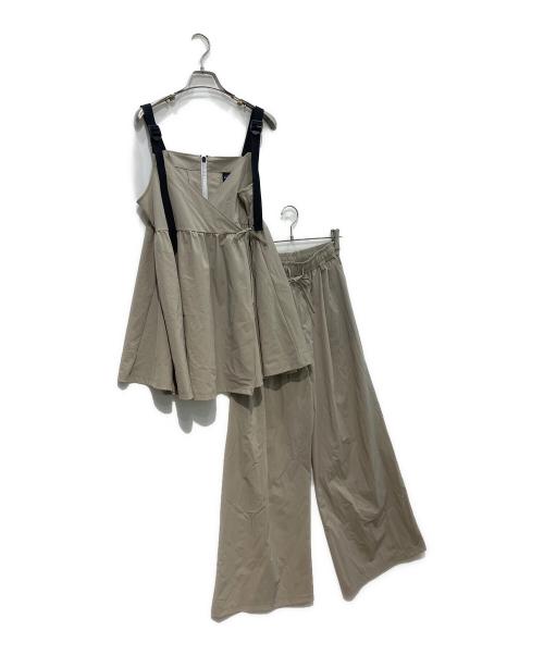 Thousand Mile（サウザンドマイル）Thousand Mile (サウザンドマイル) FREAK’S STORE (フリークスストア) 別注 UVカット カシュクールキャミ セットアップ  26SS ベージュ サイズ:Freeの古着・服飾アイテム