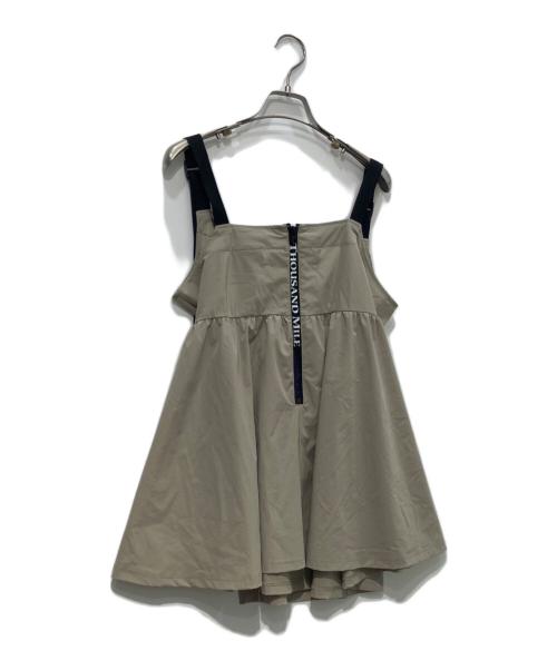 Thousand Mile（サウザンドマイル）Thousand Mile (サウザンドマイル) FREAK’S STORE (フリークスストア) 別注 UVカット カシュクールキャミ セットアップ  26SS ベージュ サイズ:Freeの古着・服飾アイテム