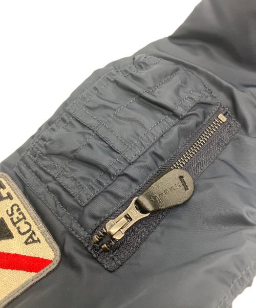 AVIREX（アヴィレックス）AVIREX (アヴィレックス) L-2B BLACK ACES ネイビー サイズ:Lの古着・服飾アイテム